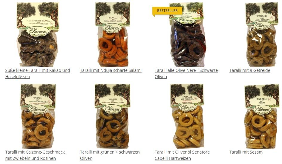 Taralli Sortiment