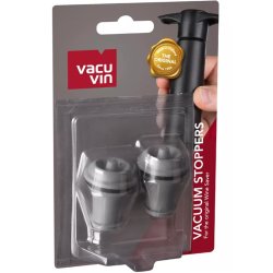 Vacuumweinstopfen Grau 2er Set VV