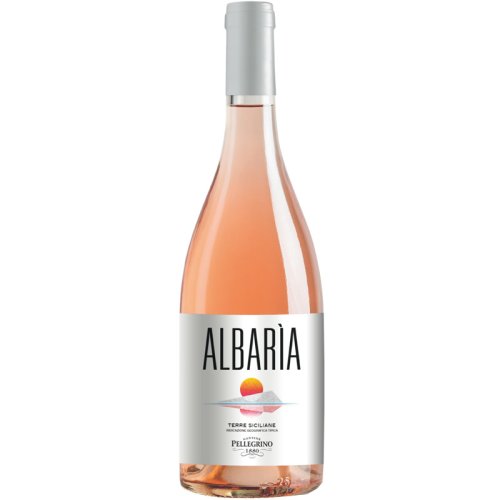 Albaria Rosato Frappato IGP Terre Siciliane. Ein Rosewein von Carlo Pellegrino aus Sizilien in der 0,75l-Flasche.