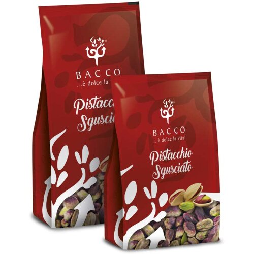 Pistazien ohne Schale - Pistacchio sgusciato - von Bacco aus Bronte im 100g Beutel