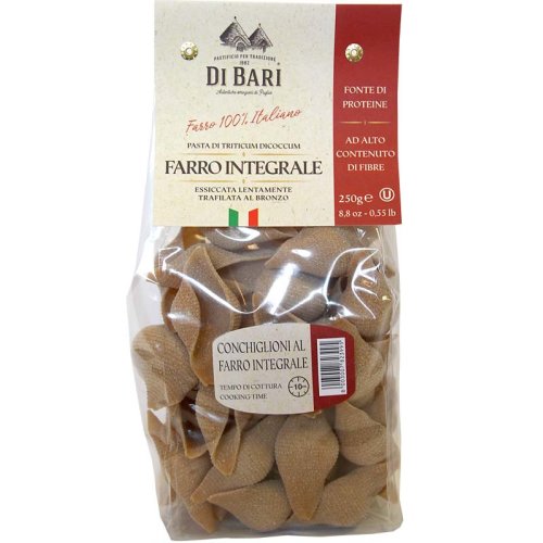 Packung Pasta Conchiglioni al Farro Integrale von Di Bari Taralloro