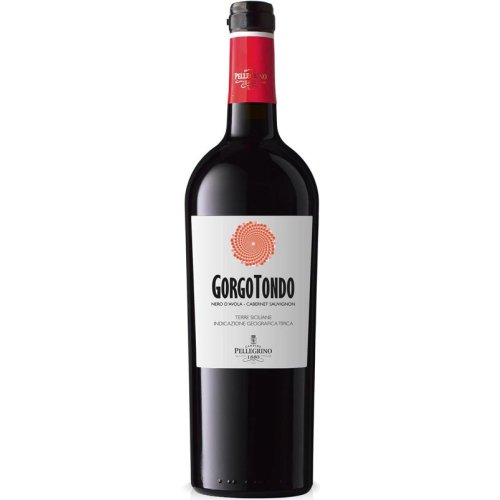Gorgo Tondo Rotwein mit Nero DAvola und Cabernet Sauvignon von Carlo Pellegrino aus Sizilien in der 0,75l-Flasche.