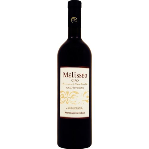 Melisseo Cirò D.O.C. Superiore Bio-Rotwein von De Luca aus Kalabrien. Flasche 0,75l