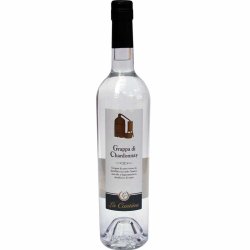 Grappa di Chardonnay Monovitigno von La Cantina in der 0,7 Liter Flasche