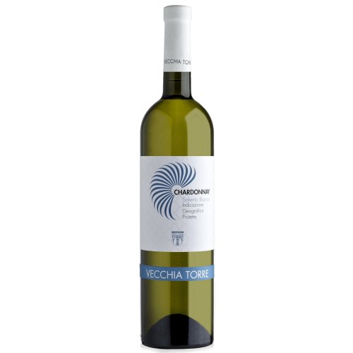 Chardonnay Weißwein von Vecchia Torre aus Apulien in der 0,75l Flasche