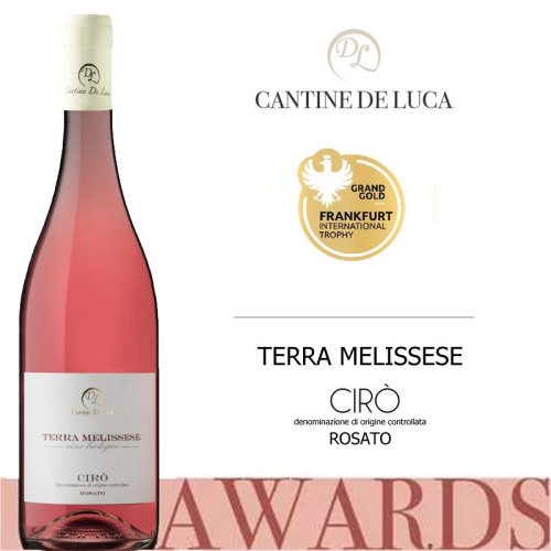 Terra Melissese Rosato, Ciró Biowein von De Luca - Award - Zertifikat